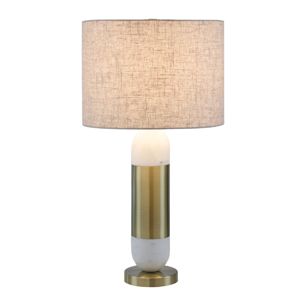 Modern European furniture - Gold Wrapped Marble Table Lamp - www.oroa.com