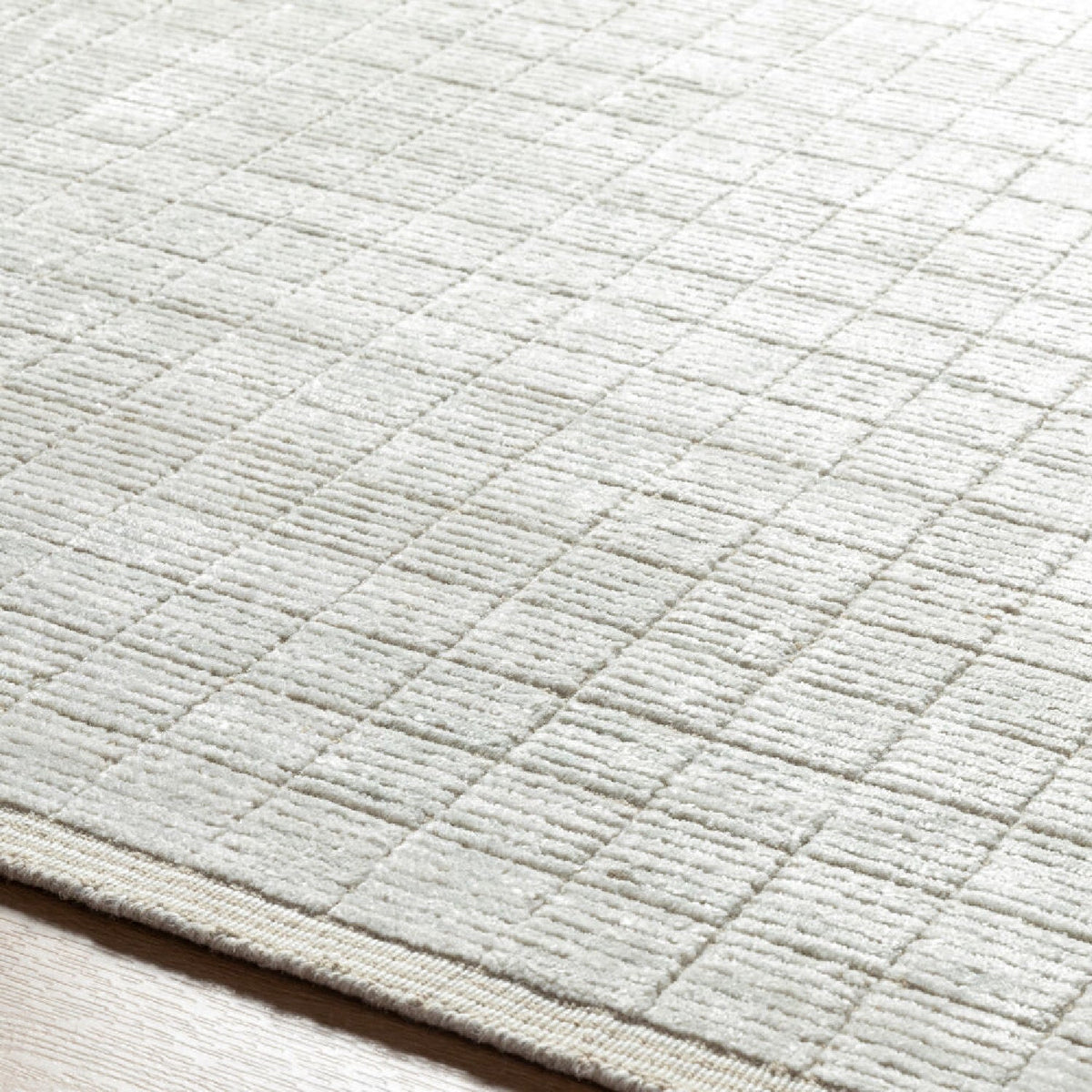 Modern furniture - Hand-Loomed Square Pattern Carpet - www.oroa.com