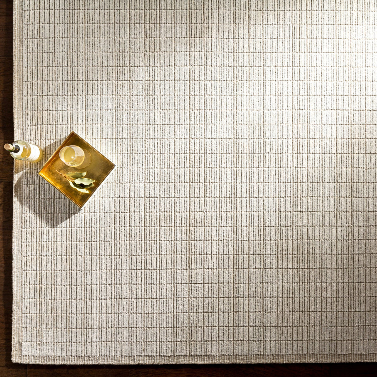 Modern furniture - Hand-Loomed Square Pattern Table Runner - www.oroa.com