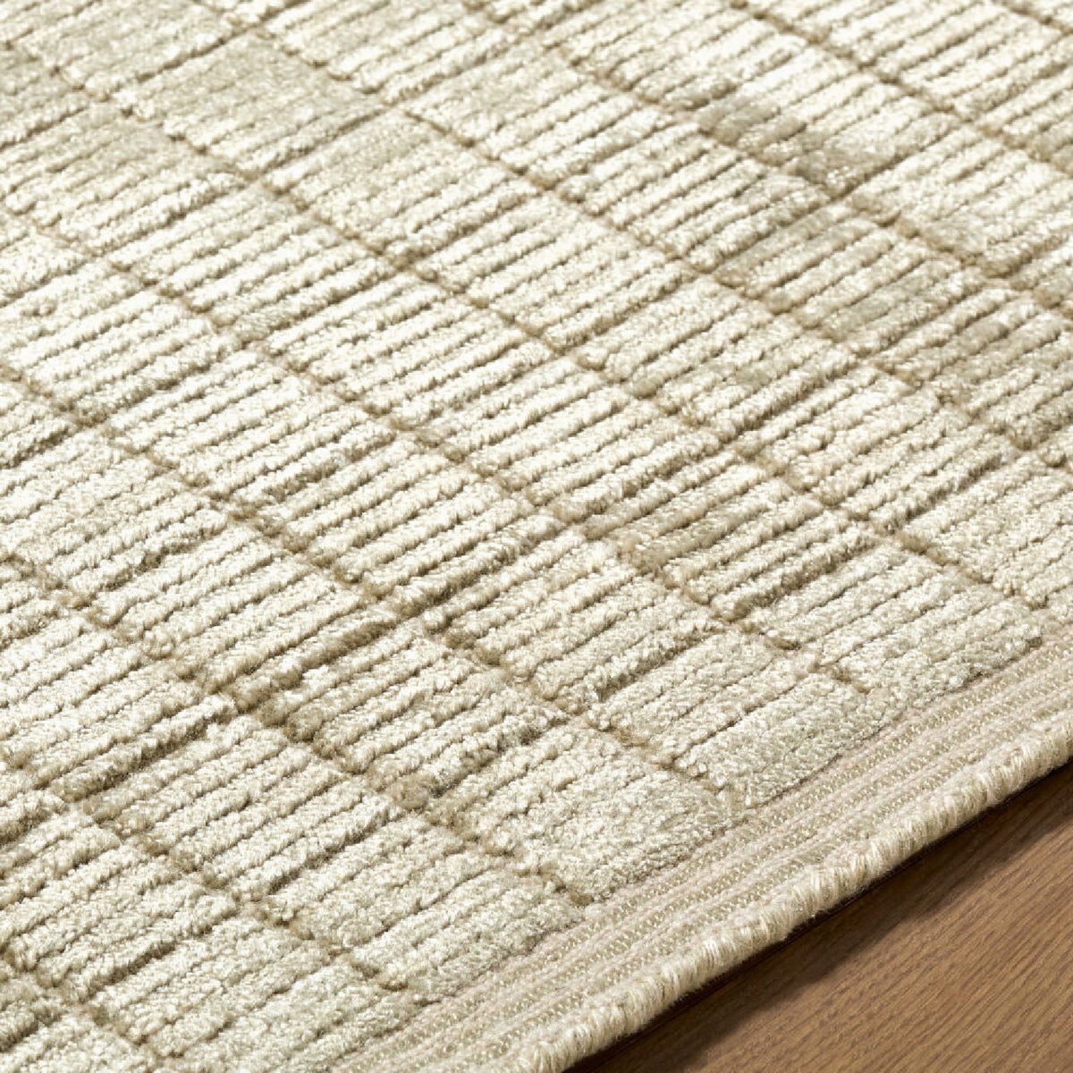 Modern furniture - Hand-Loomed Square Pattern Carpet - www.oroa.com