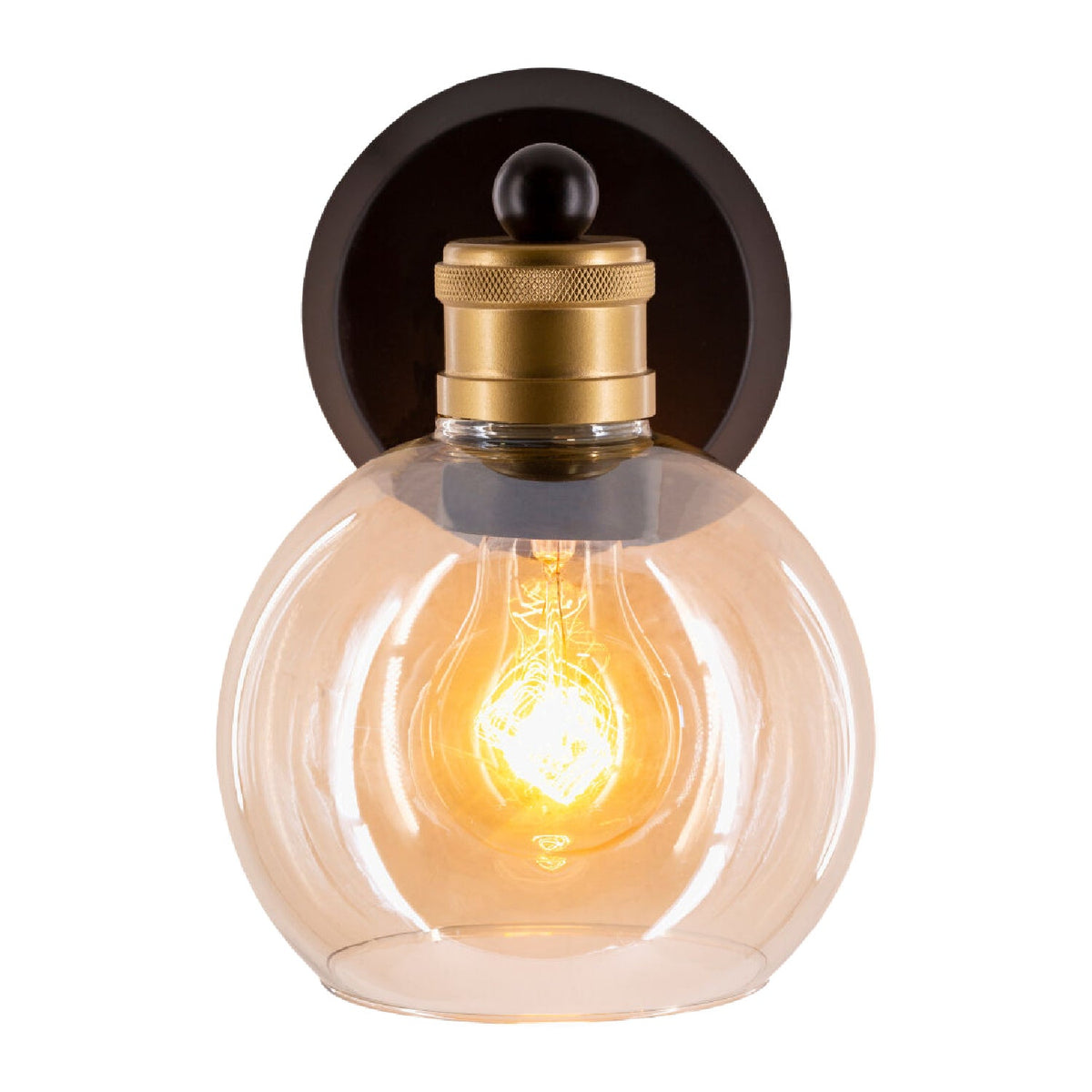 Modern European furniture - Round Champagne Glass Wall Lamp - www.oroa.com