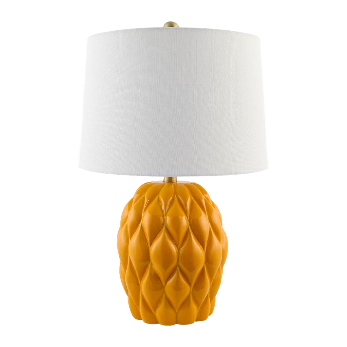 Modern European furniture - Reliefed Ceramic Accent Table Lamp - www.oroa.com