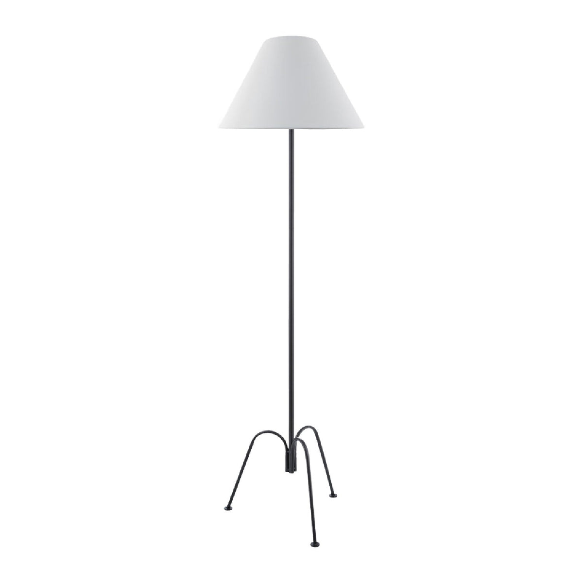 Modern European furniture - White Empire Shade Floor Lamp - www.oroa.com