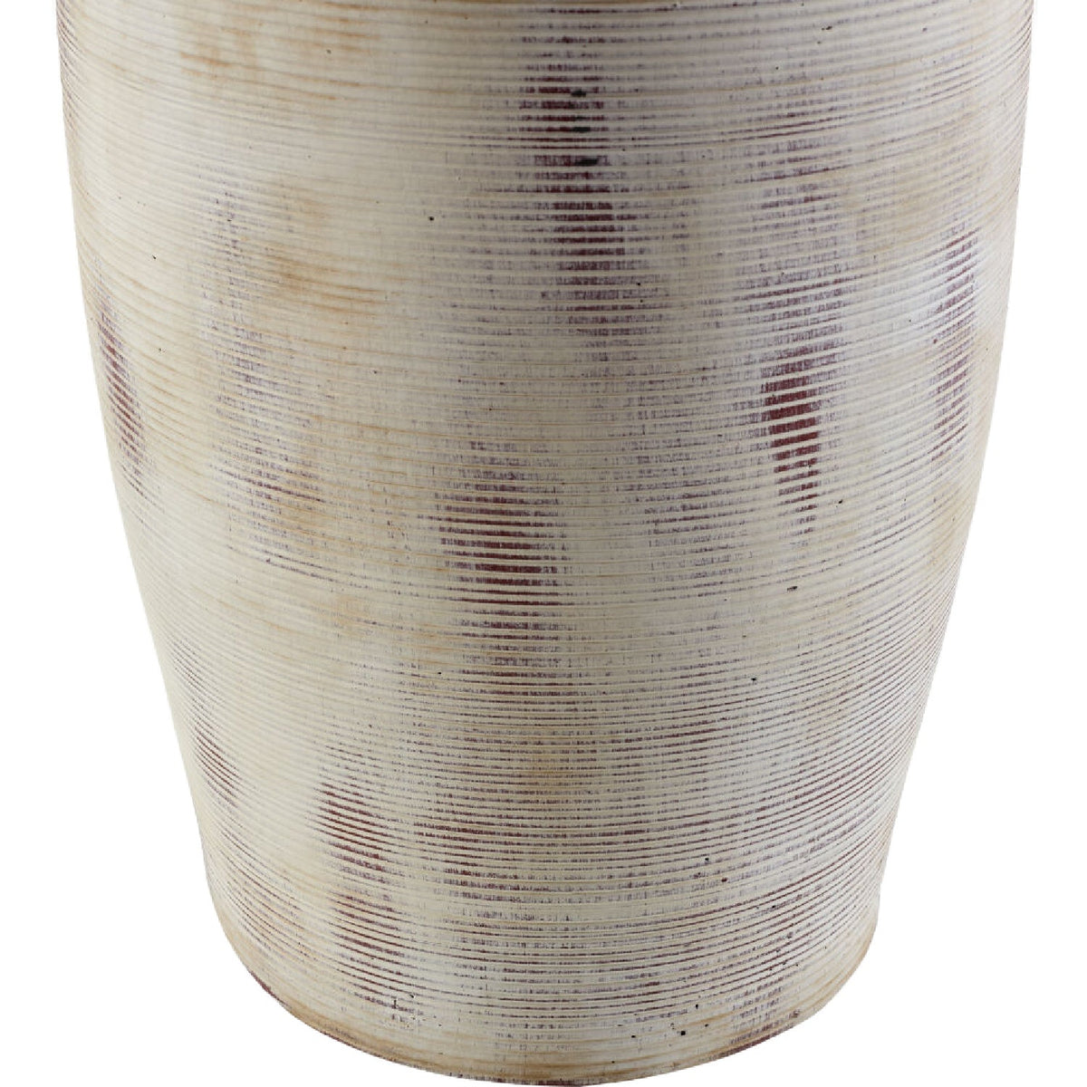 Modern European furniture - Painted Cream Cement Floor Lamp - www.oroa.com