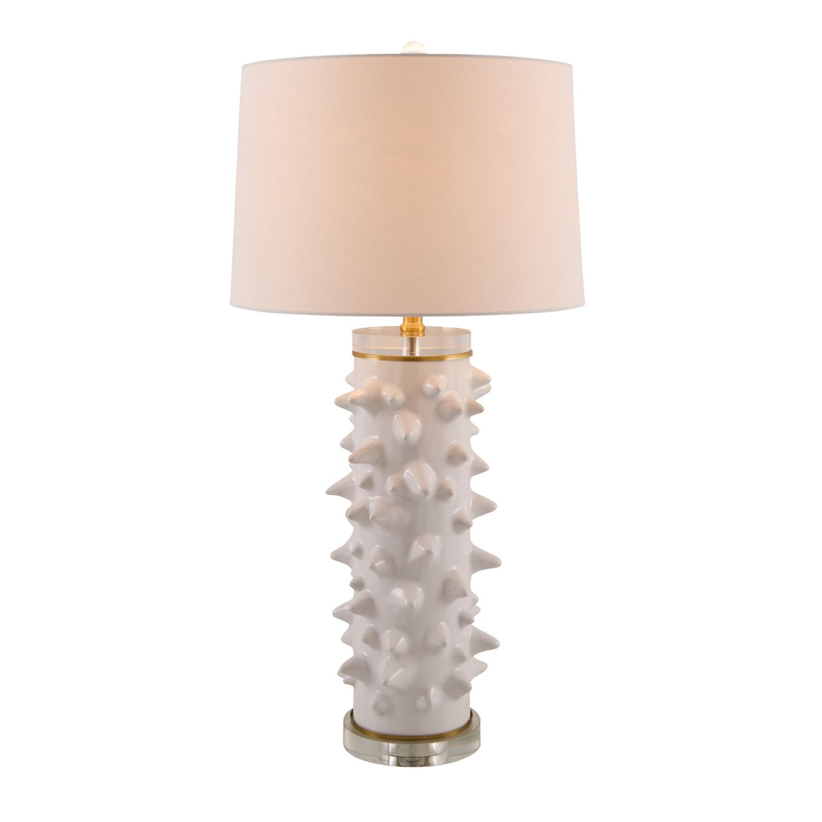 Modern European furniture - Spike Studded Ceramic Table Lamp - www.oroa.com