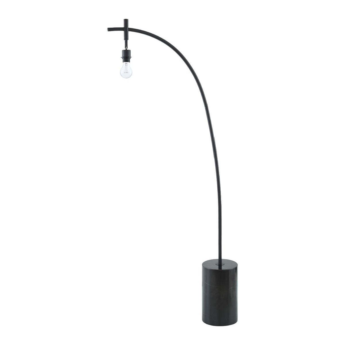 Modern European furniture - Linen Shade Sloped Floor Lamp - www.oroa.com