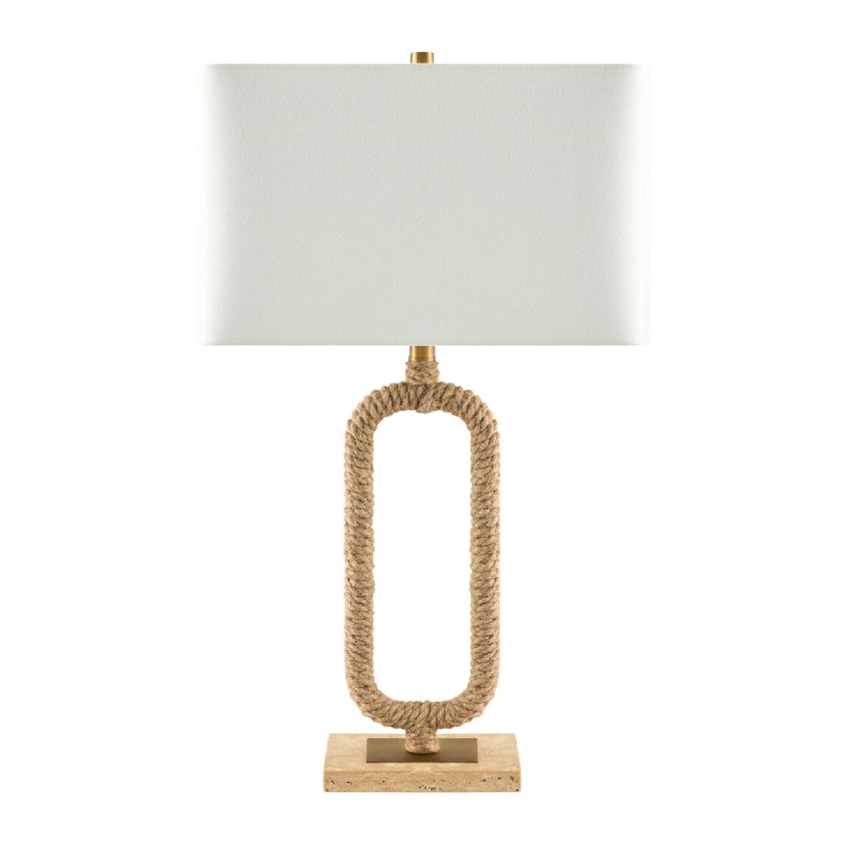 Modern European furniture - Natural Hemp Wrapped Table Lamp - www.oroa.com