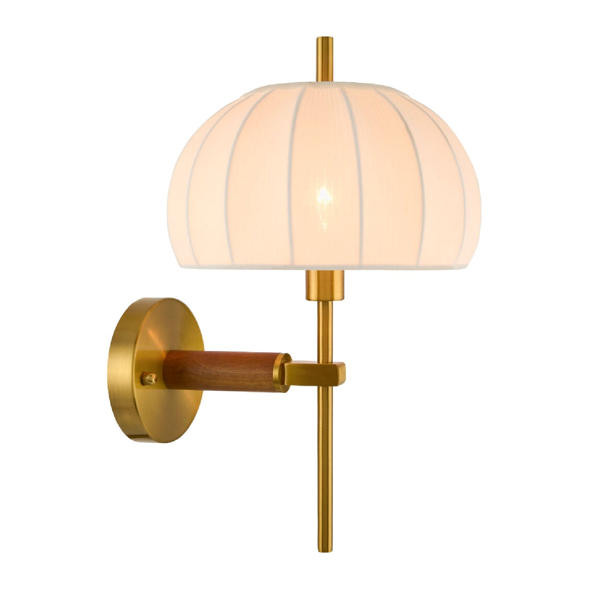 Modern European furniture - White Cotton Accent Wall Lamp - www.oroa.com