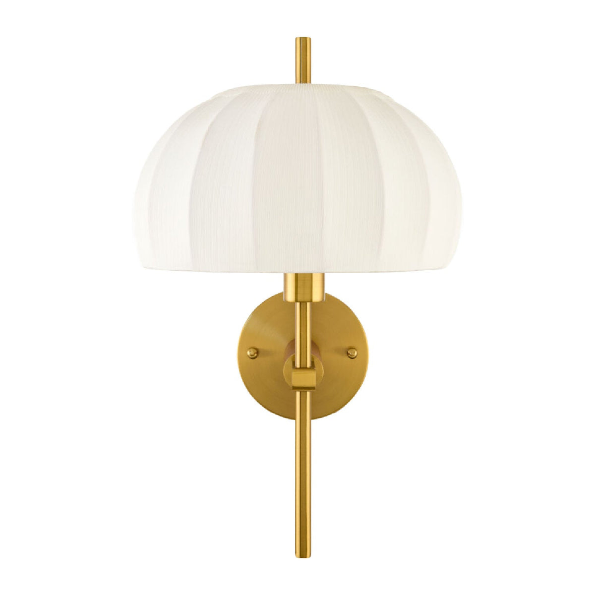Modern European furniture - White Cotton Accent Wall Lamp - www.oroa.com