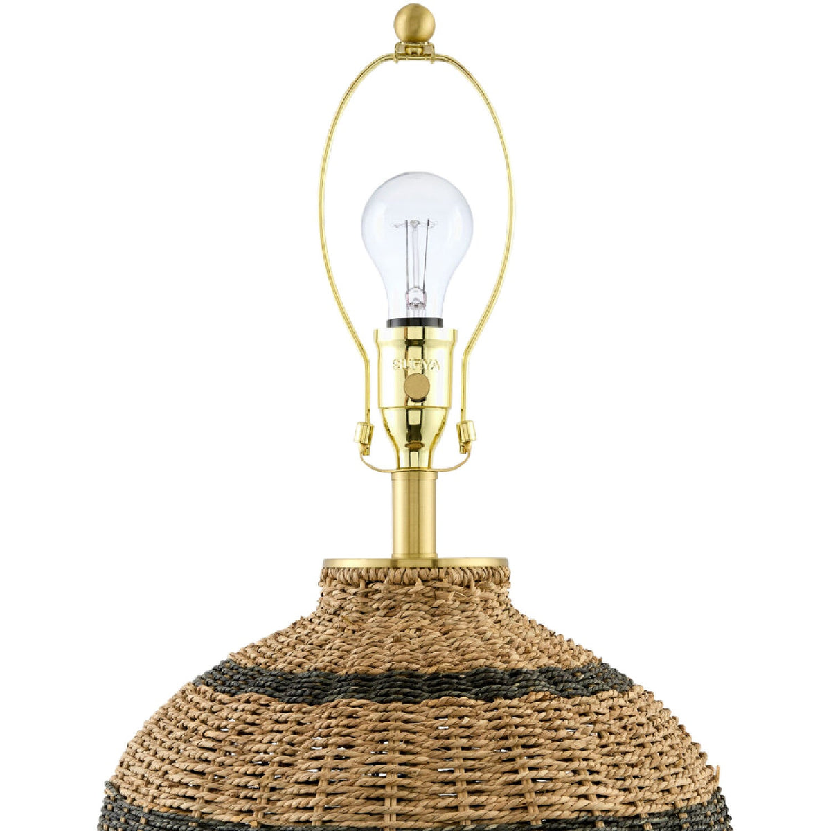 Modern European furniture - Natural Rattan Base Table Lamp - www.oroa.com