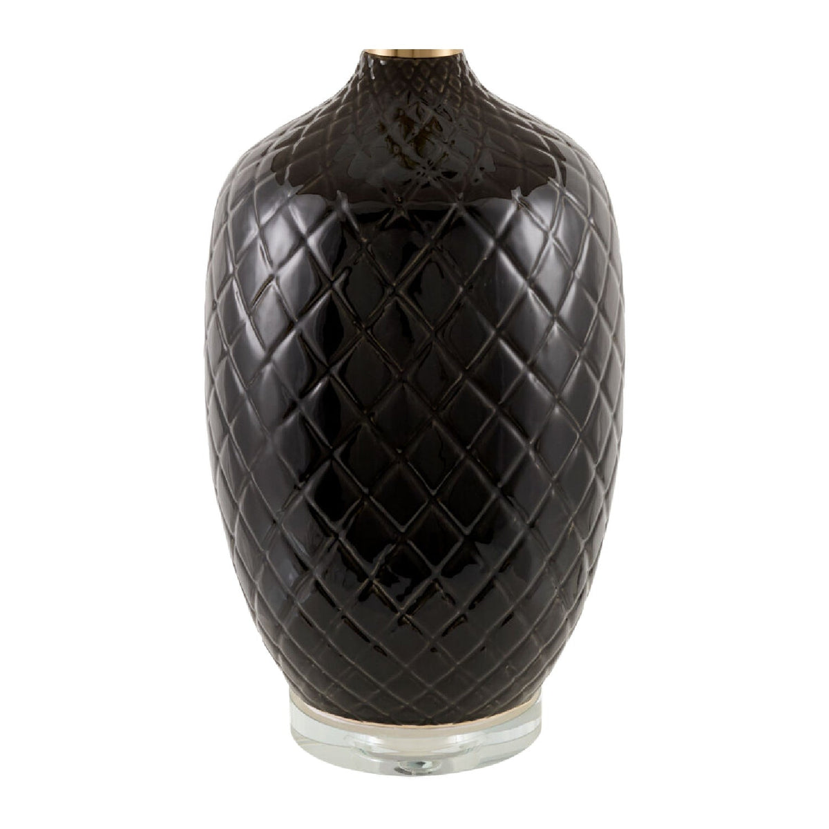 Modern European furniture - Carved Ceramic Linen Table Lamp - www.oroa.com
