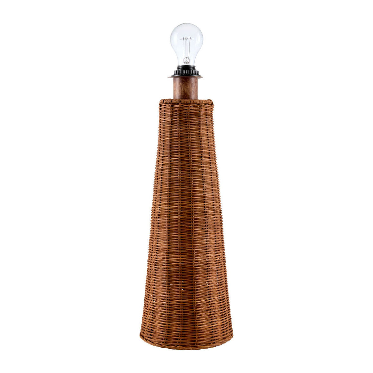 Modern European furniture - Empire Brown Rattan Table Lamp - www.oroa.com