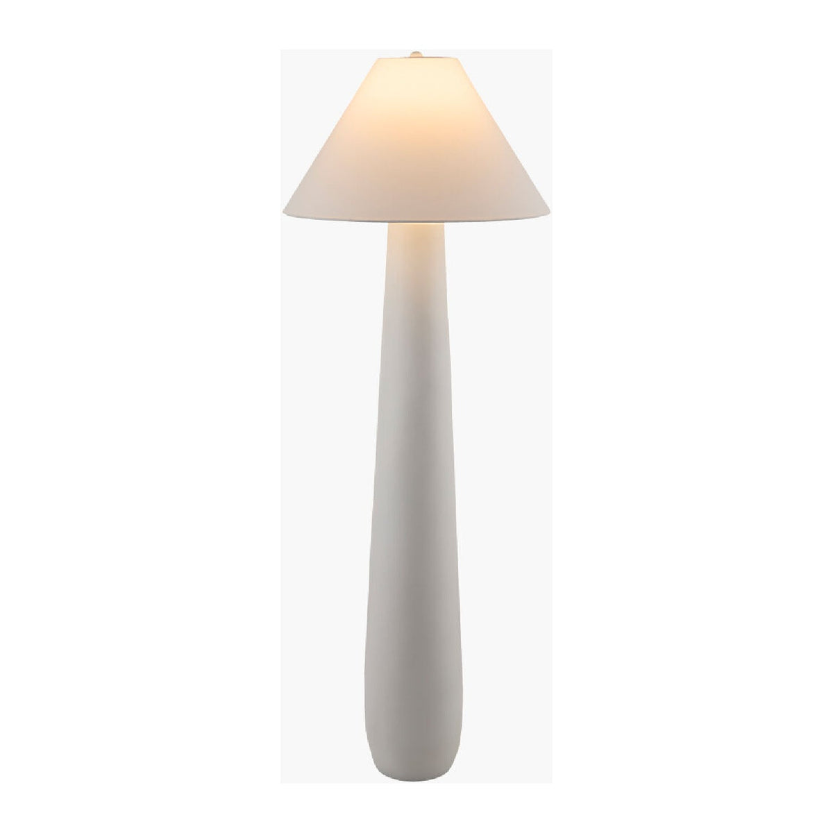 Modern European furniture - Empire Linen Shade Floor Lamp - www.oroa.com