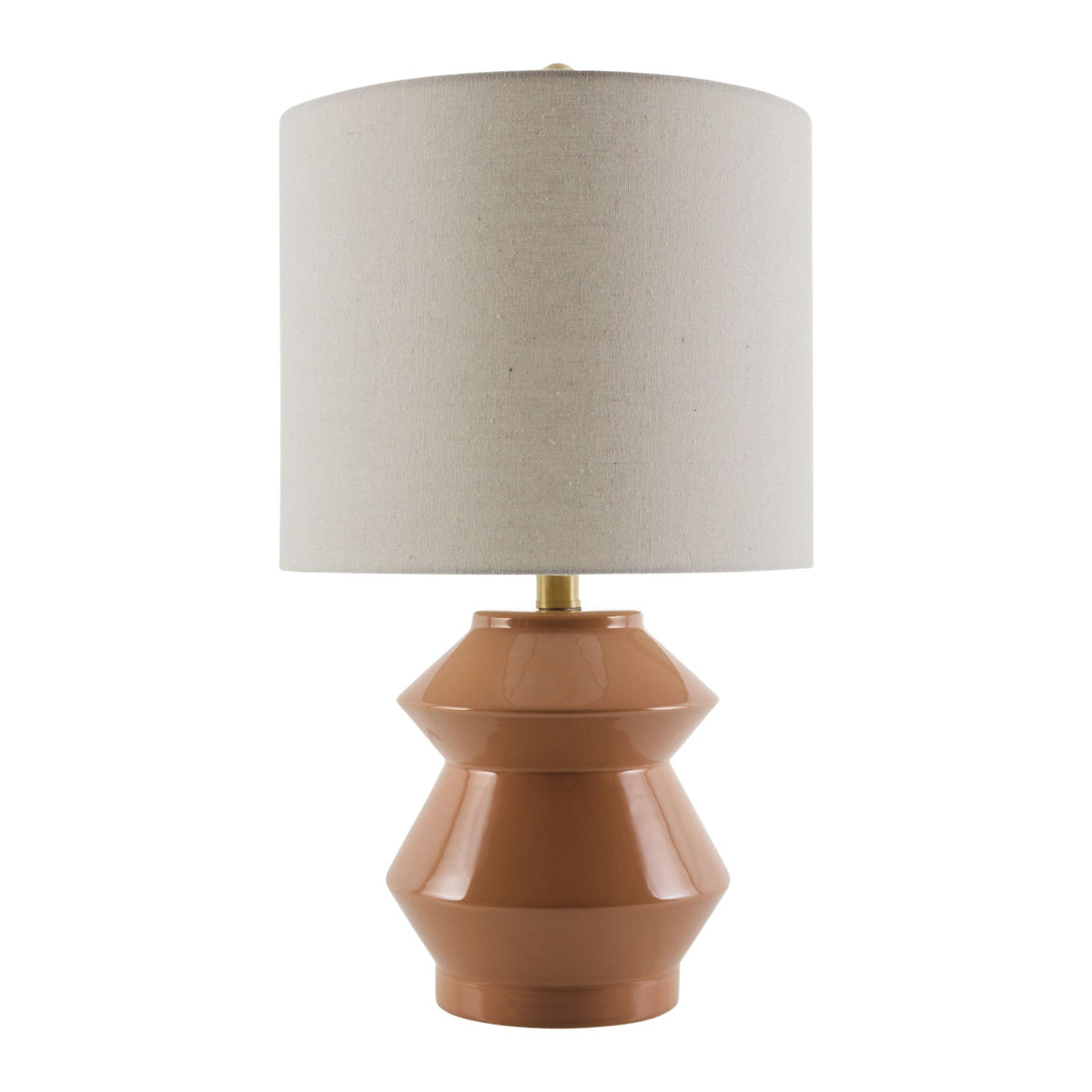 Modern European furniture - Geometrical Ceramic Accent Table Lamp - www.oroa.com