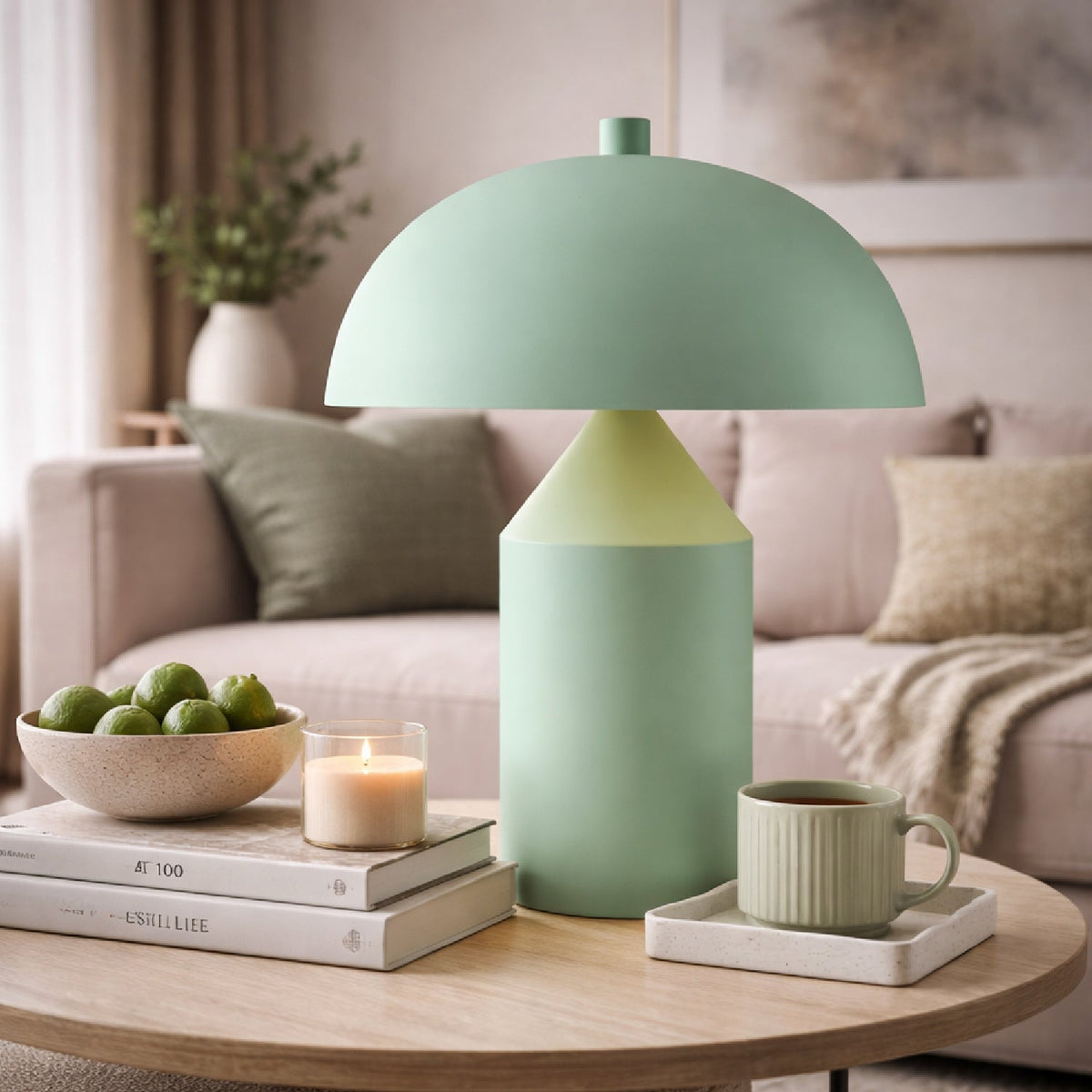 Modern European furniture - Metal Dome Table Lamp - www.oroa.com