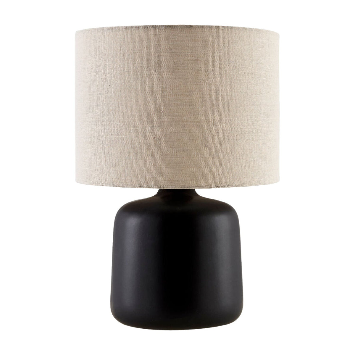 Modern European furniture - Beige Linen Ceramic Table Lamp S - www.oroa.com