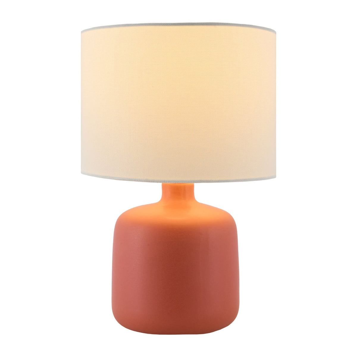 Modern European furniture - White Jute Ceramic Table Lamp - www.oroa.com