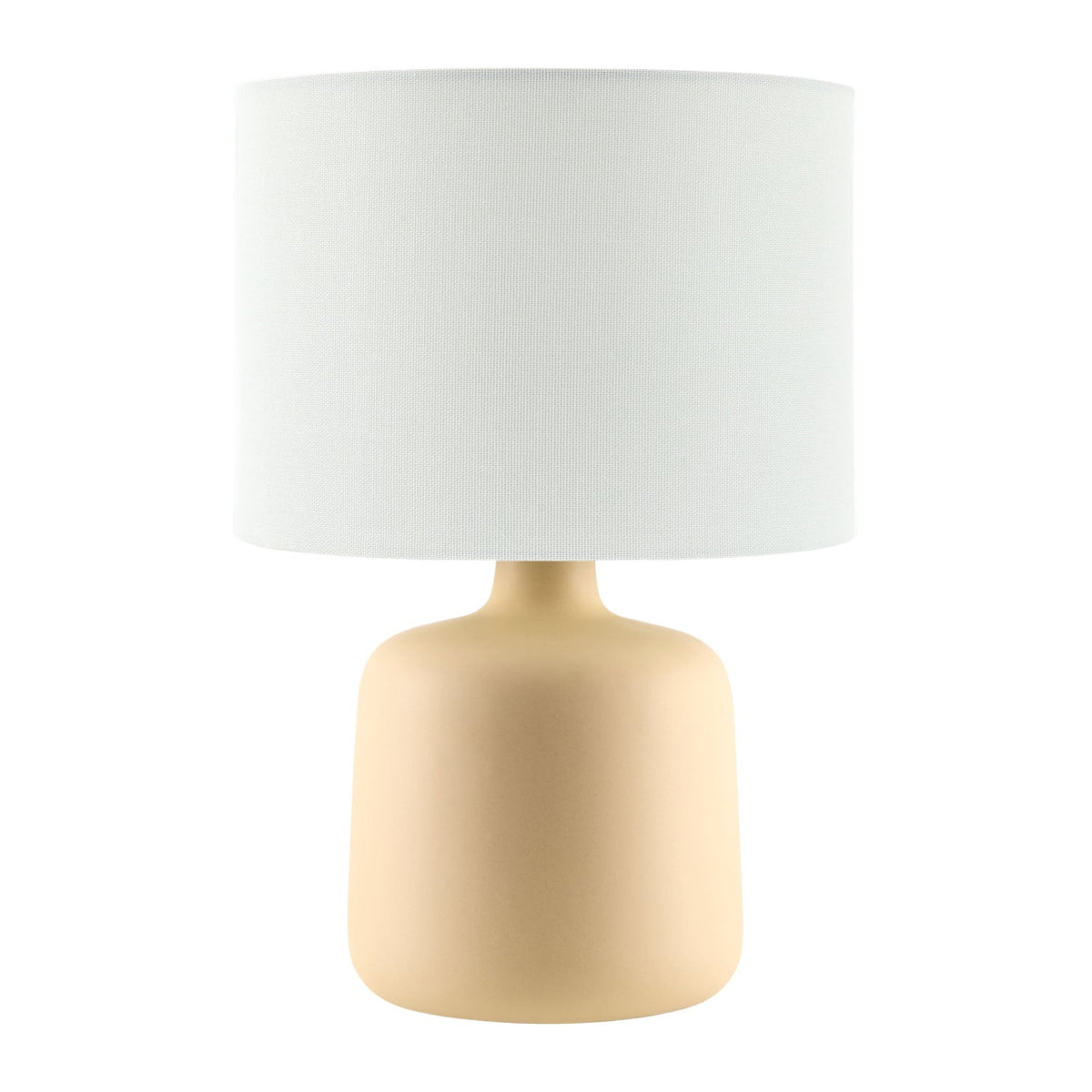 Modern European furniture - White Jute Ceramic Table Lamp - www.oroa.com