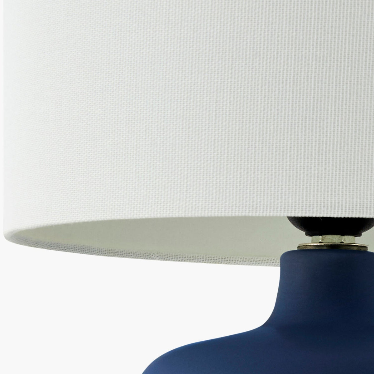 Modern European furniture - White Jute Ceramic Table Lamp - www.oroa.com