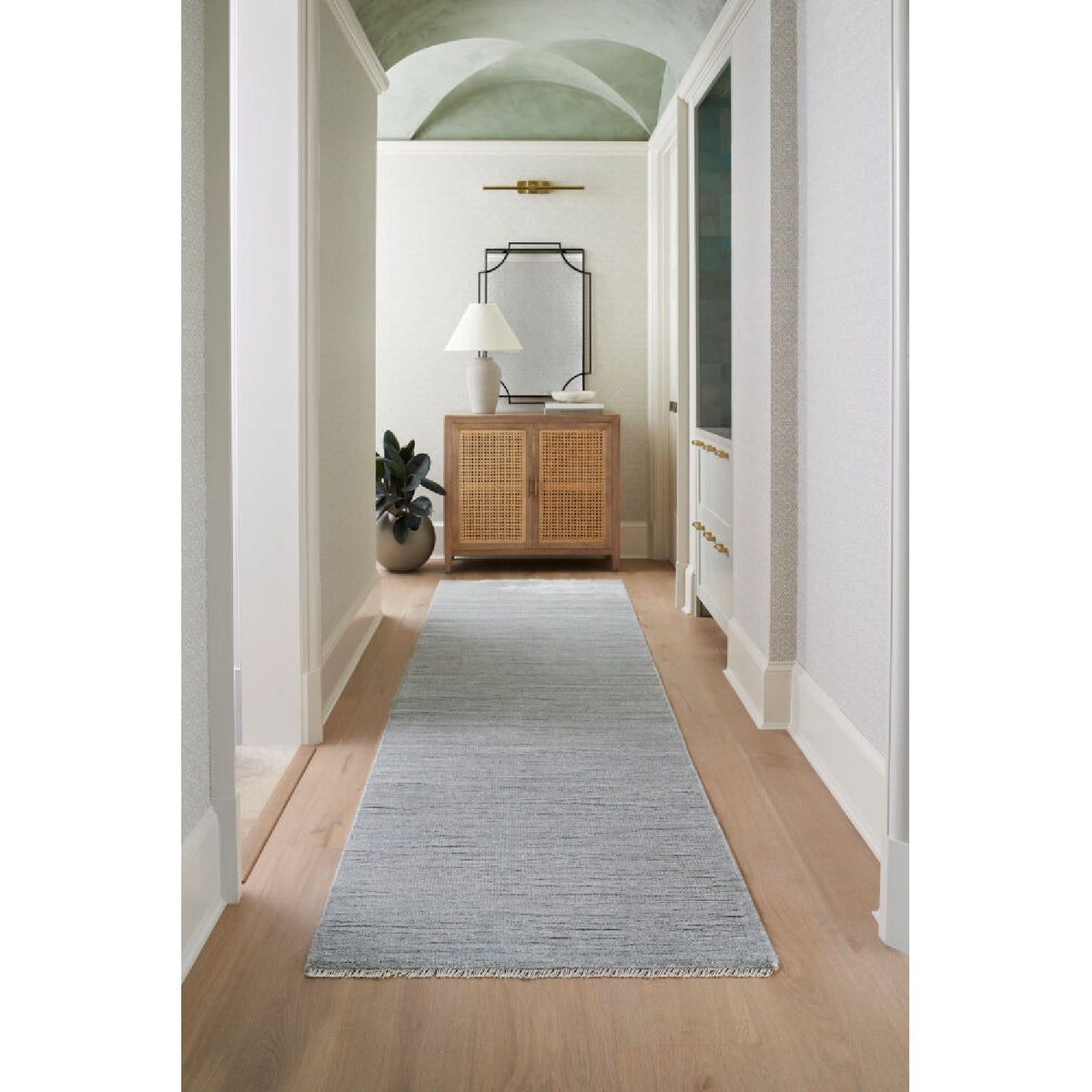 Modern European furniture - Hand-Knotted Wool Table Runner - www.oroa.com