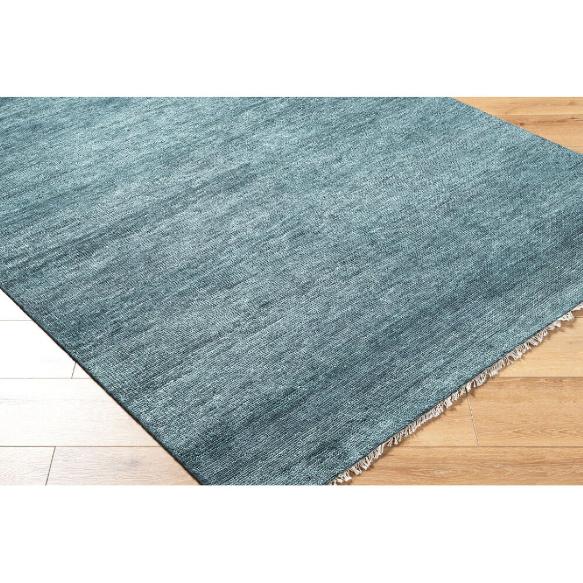 Modern European furniture - Hand-Knotted Wool Fringed Square Carpet - www.oroa.com