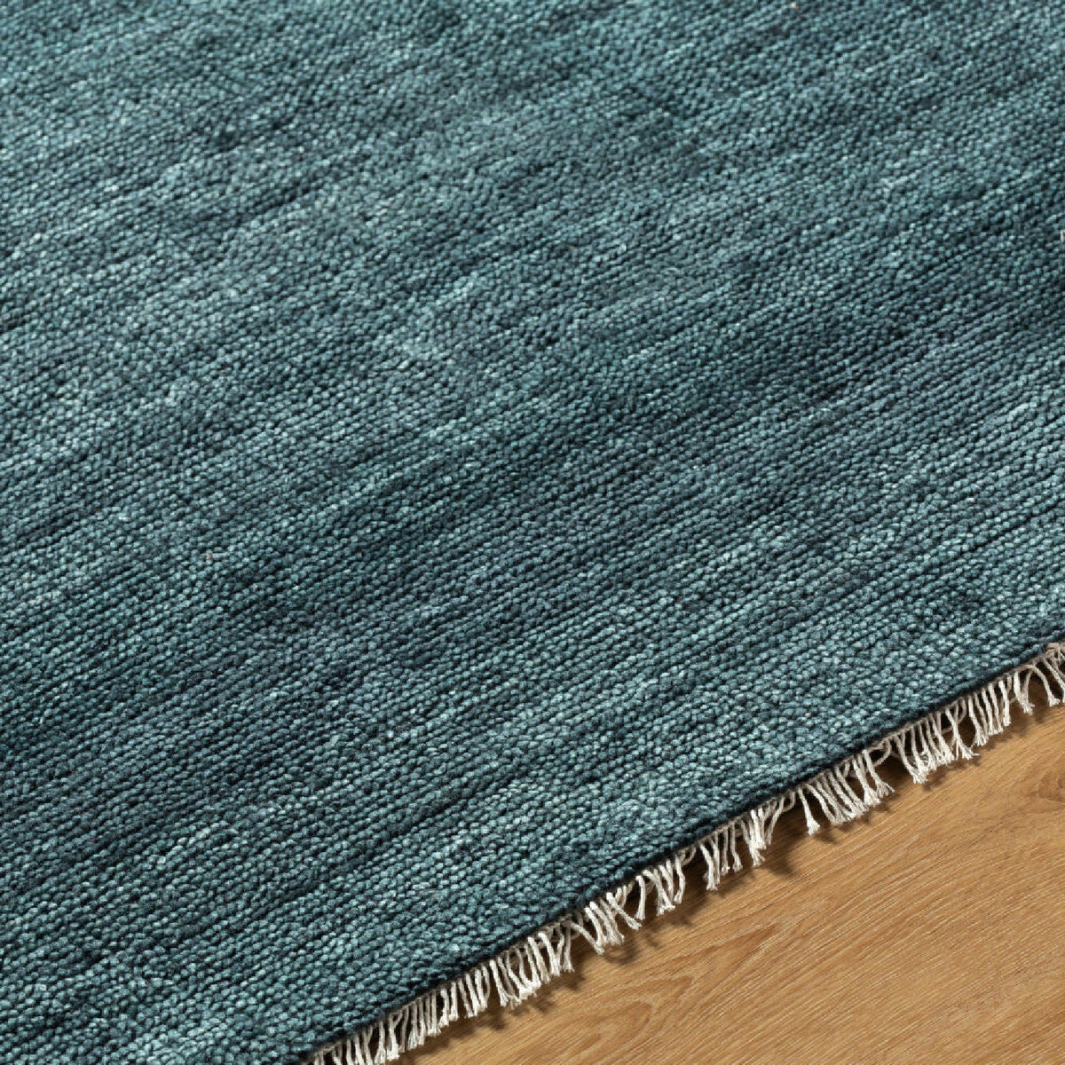 Modern European furniture - Hand-Knotted Wool Fringed Square Carpet - www.oroa.com