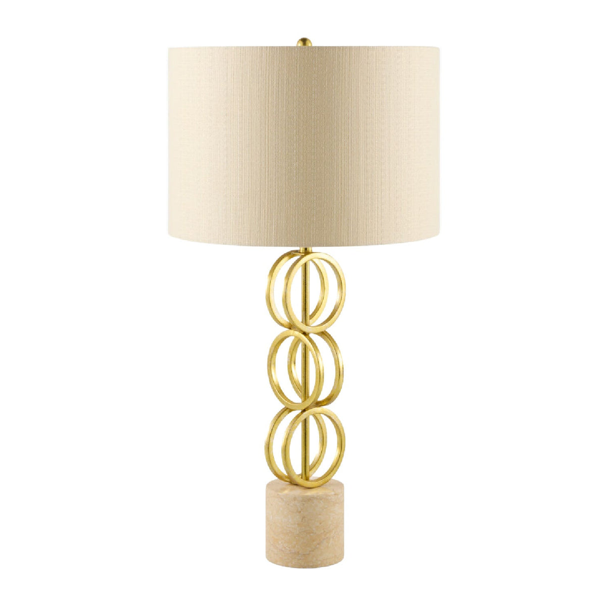 Modern European furniture - Gold Rings Accent Table Lamp - www.oroa.com