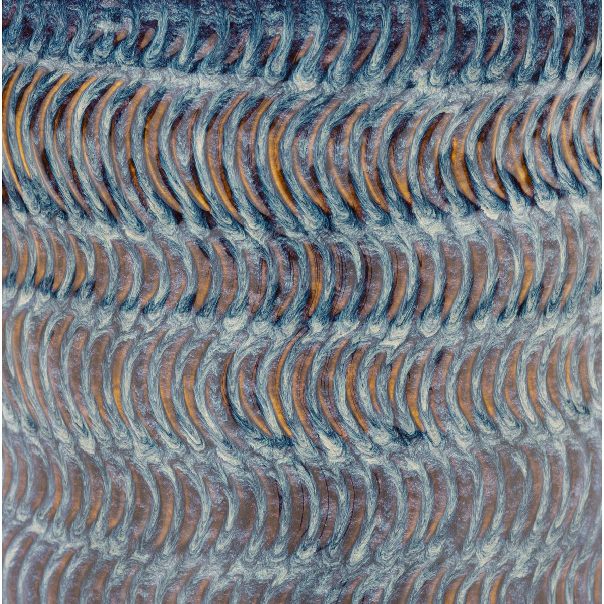 Modern European furniture - Blue Glazed Garden Stool - www.oroa.com