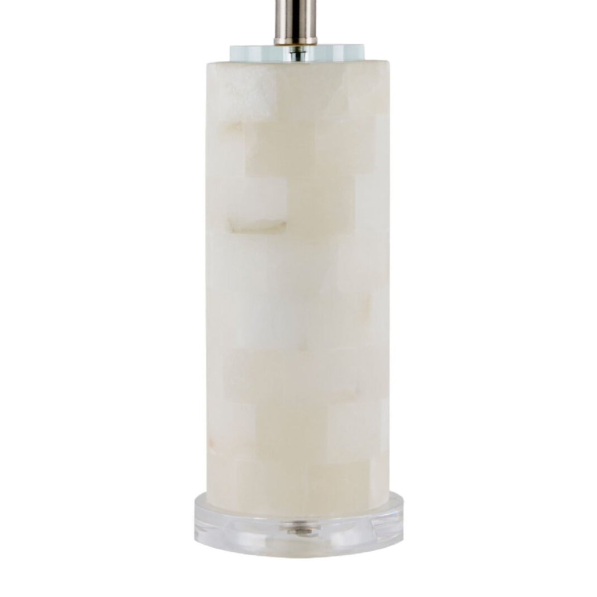 Modern European furniture - Burnished Cream Stone Table Lamp - www.oroa.com
