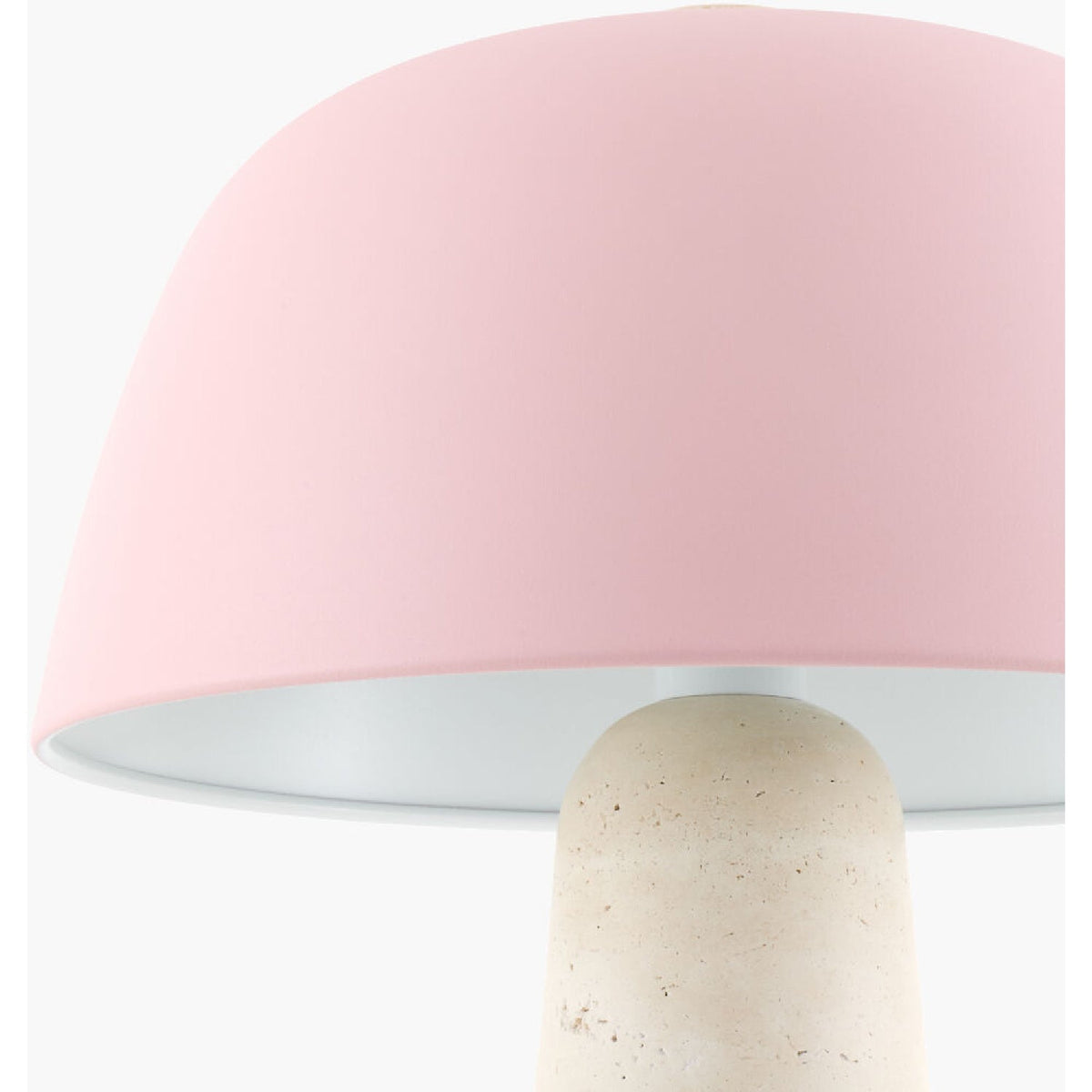 Modern European furniture - Metal Shade Travertine Table Lamp L - www.oroa.com