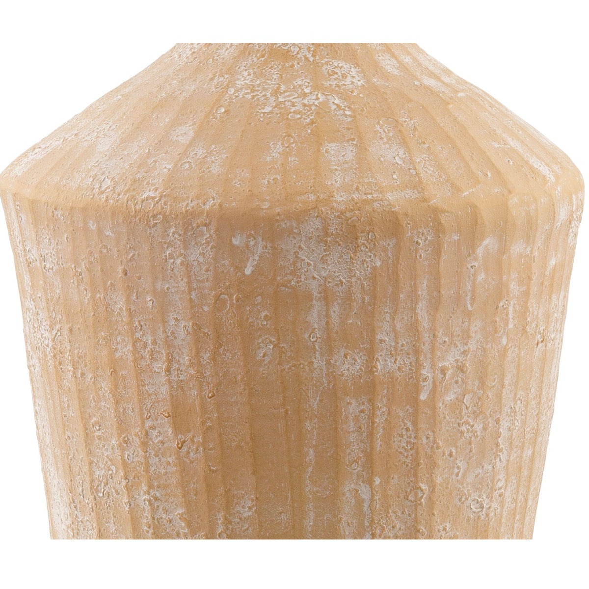 Modern European furniture - Glazed Beige Ceramic Table Lamp - www.oroa.com