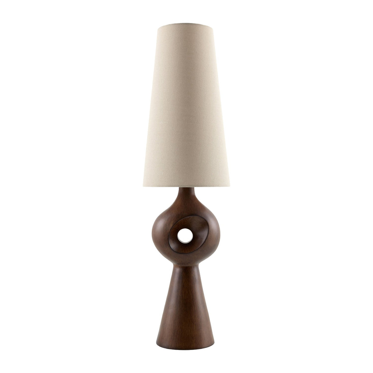 Modern European furniture - Sculptured Base Accent Table Lamp - www.oroa.com