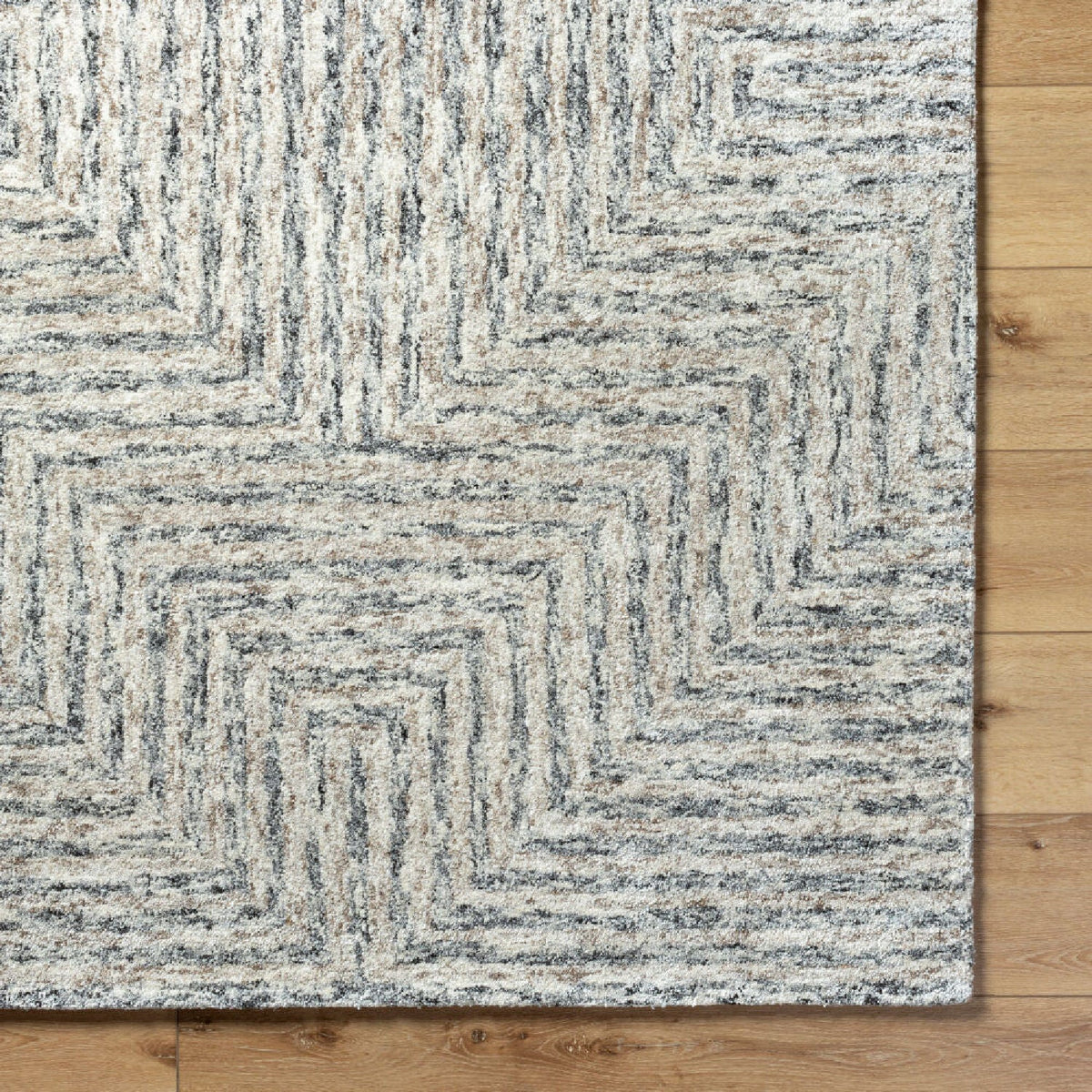 Modern furniture - Textured Wool Blend Square Carpet - www.oroa.com