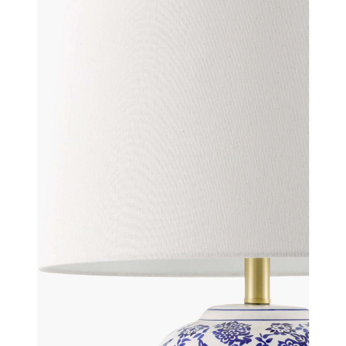 Modern European furniture - Blue Flowers Ceramic Table Lamp - www.oroa.com