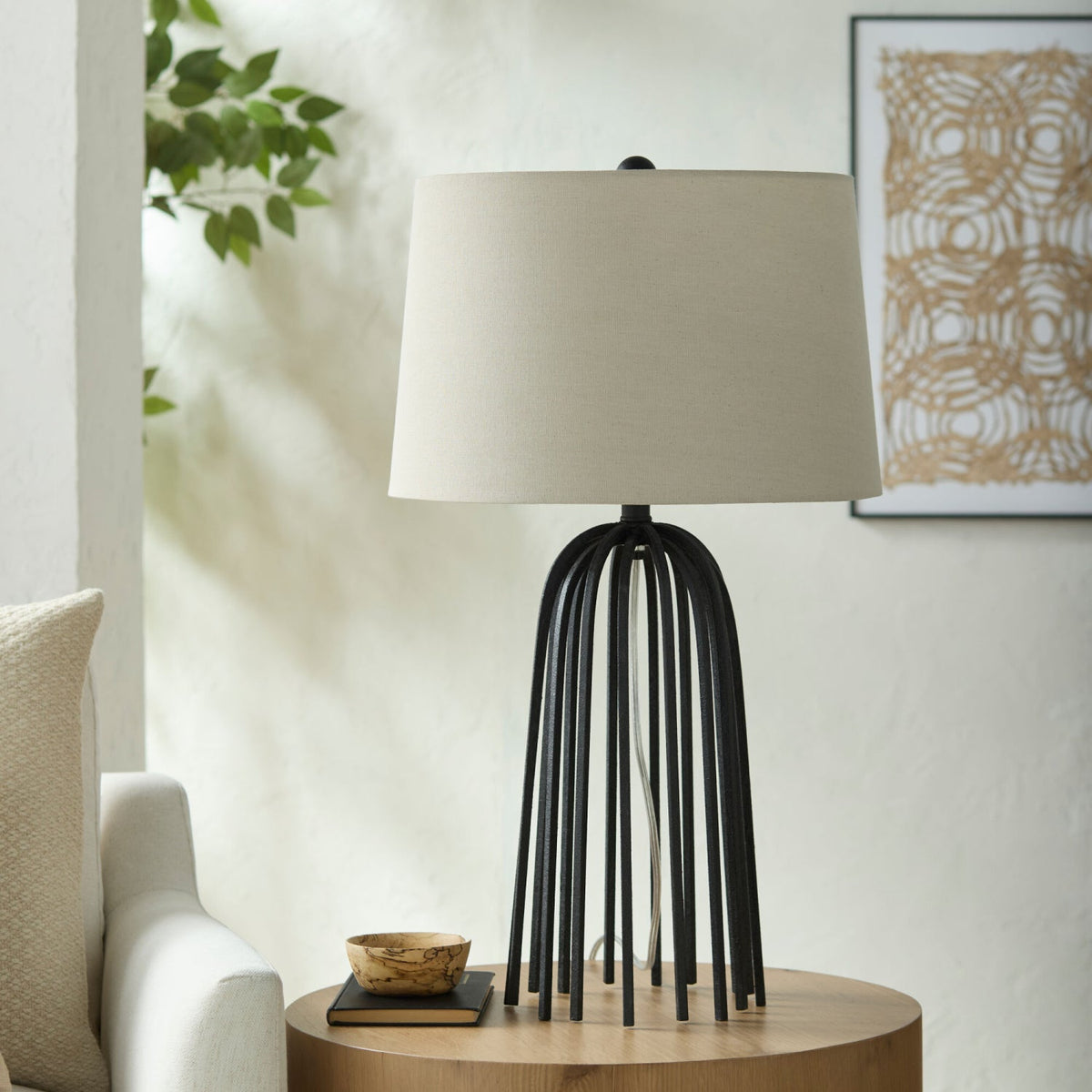 Modern European furniture - Black Iron Table Lamp -Â www.oroa.com
