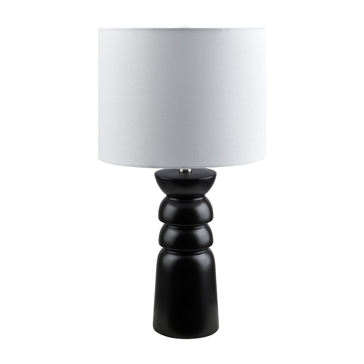 Modern European furniture - Black Ceramic Table Lamp - www.oroa.com