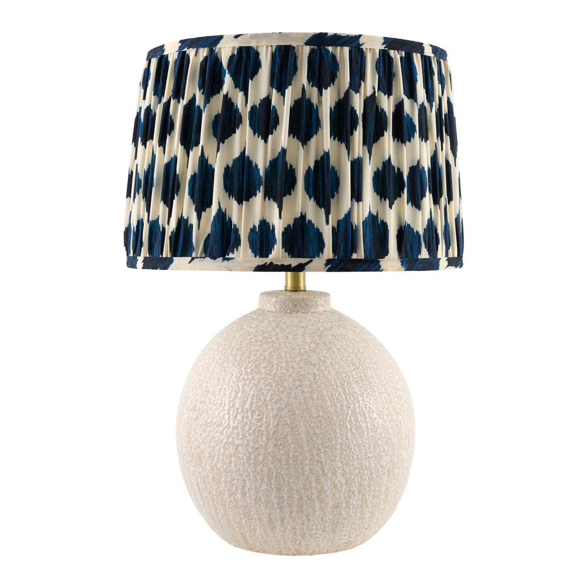 Modern European furniture - Blue Patterned Fabric Table Lamp - www.oroa.com