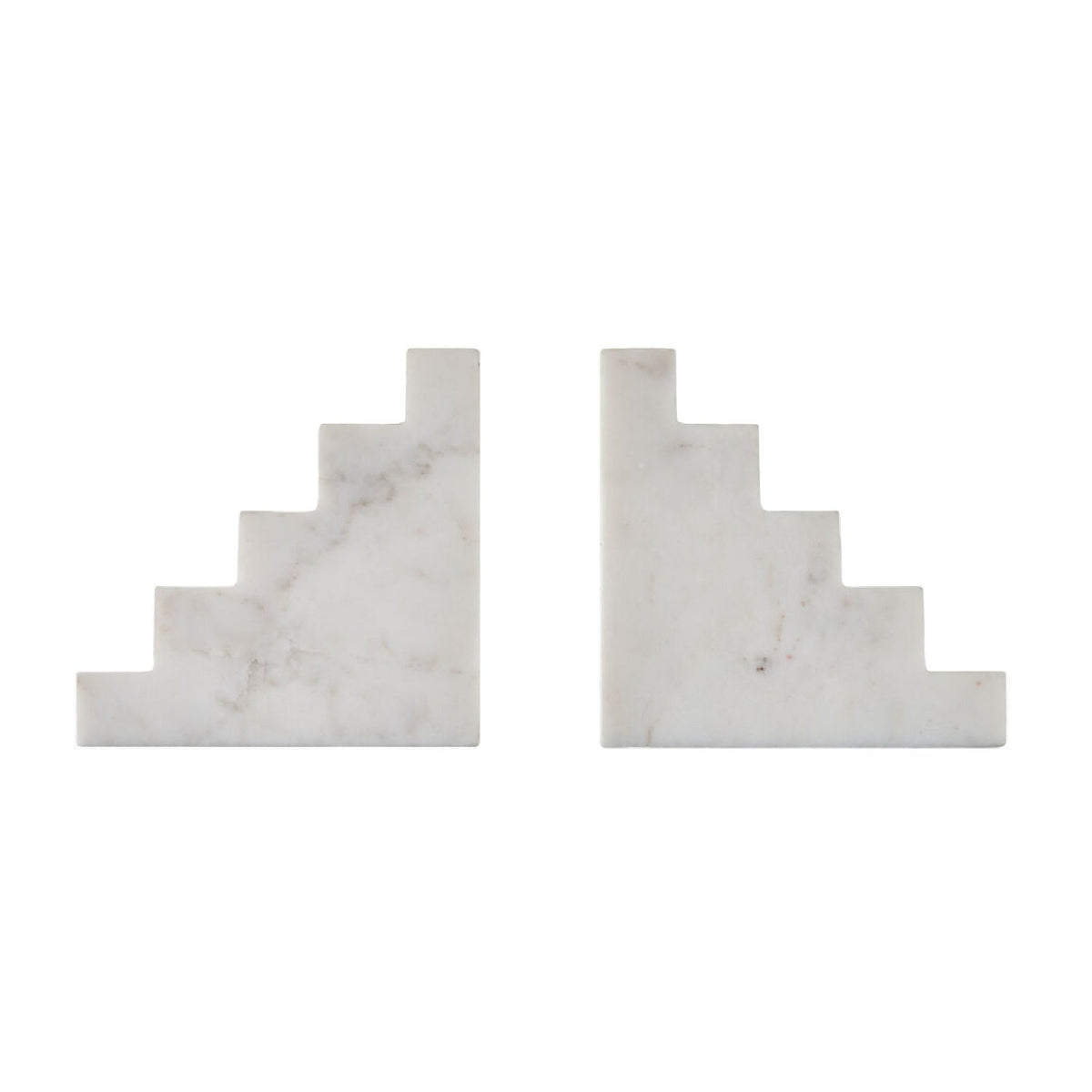 Modern European furniture - Marble Stairs Bookends (2) - www.oroa.com
