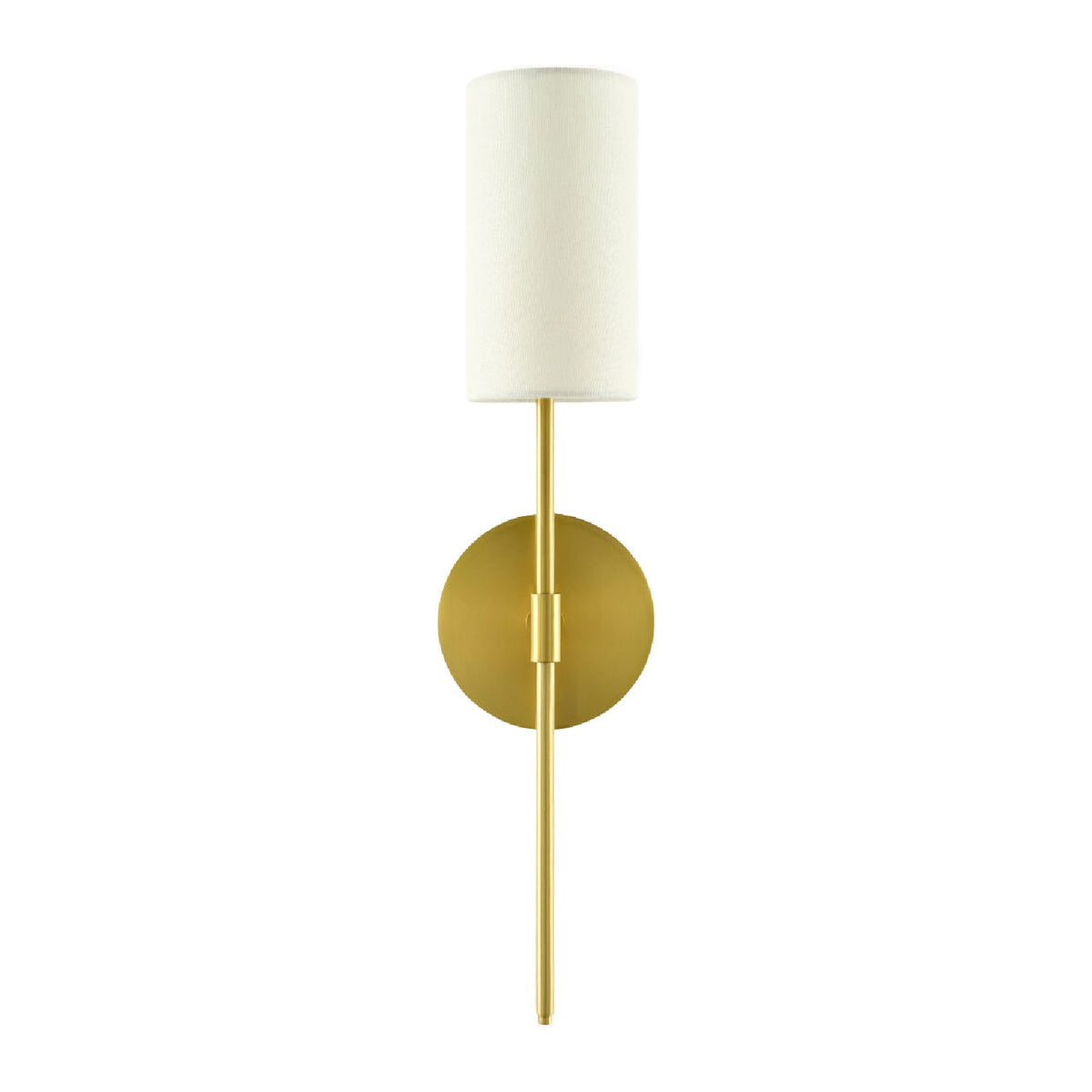 Modern European furniture - Cylindrical White Linen Wall Lamp - www.oroa.com