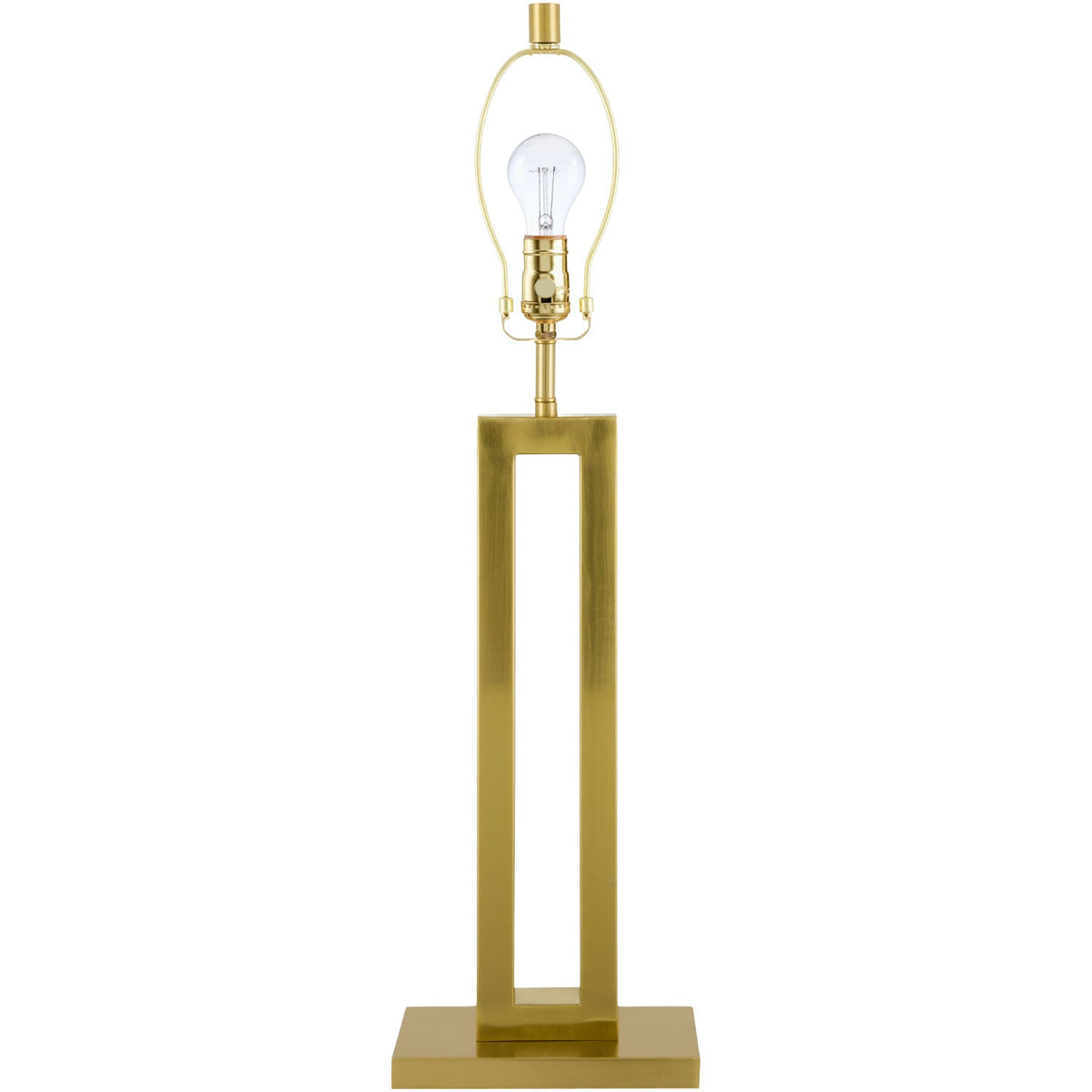 Modern European furniture - White Linen Gold Table Lamp - www.oroa.com