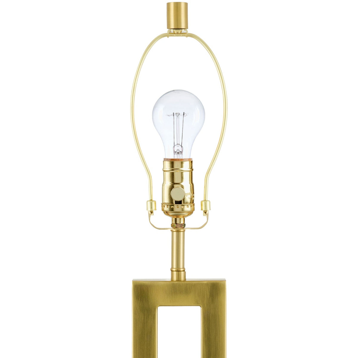 Modern European furniture - White Linen Gold Table Lamp - www.oroa.com