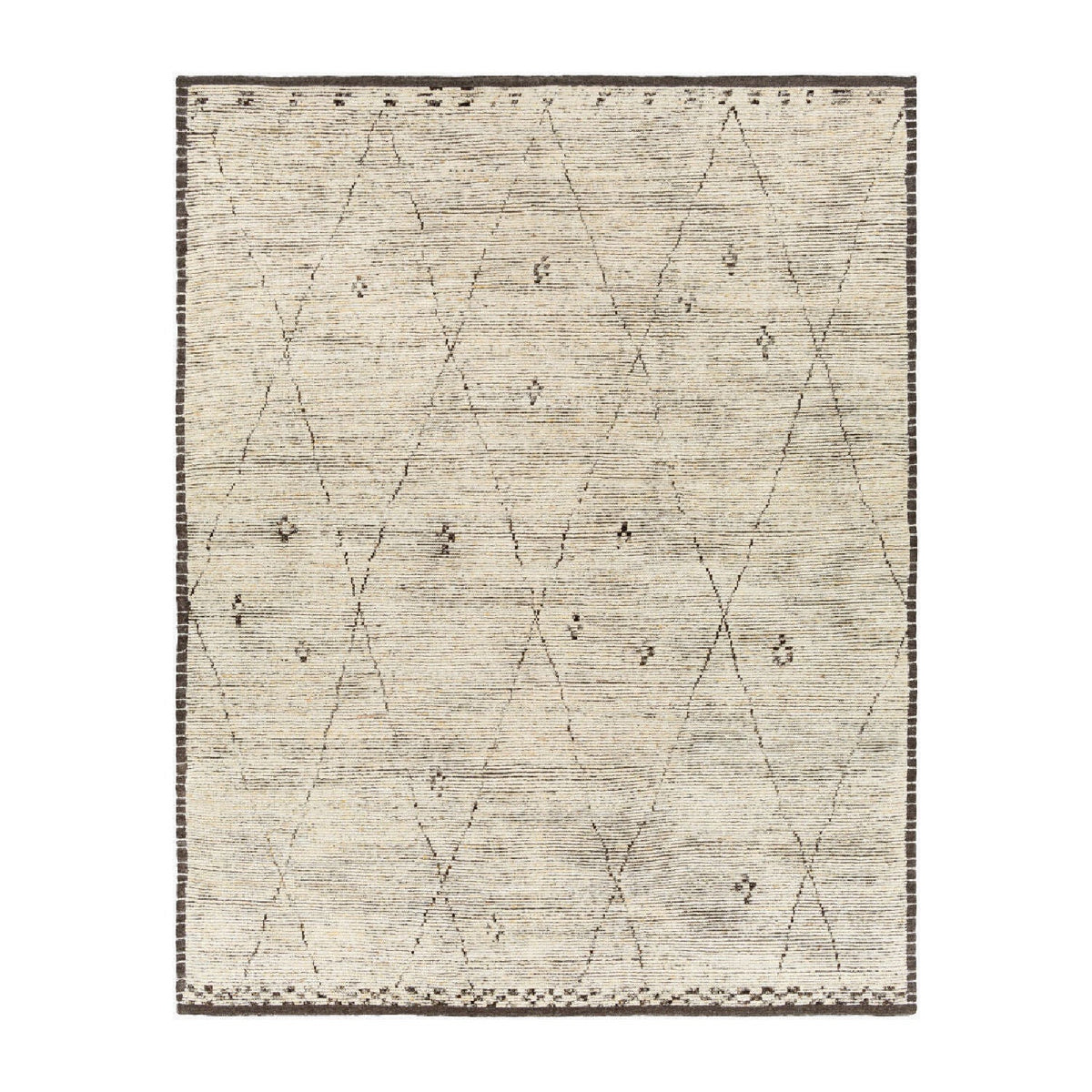 Modern furniture - Gray Hand-Knotted Wool Carpet - www.oroa.com