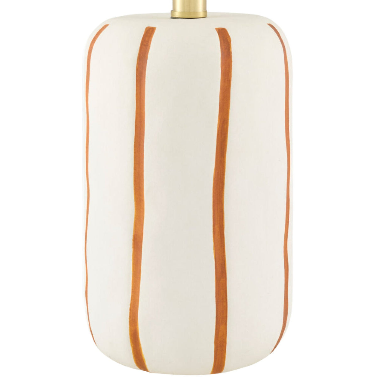 Modern European furniture - Lined Ceramic Linen Table Lamp - www.oroa.com