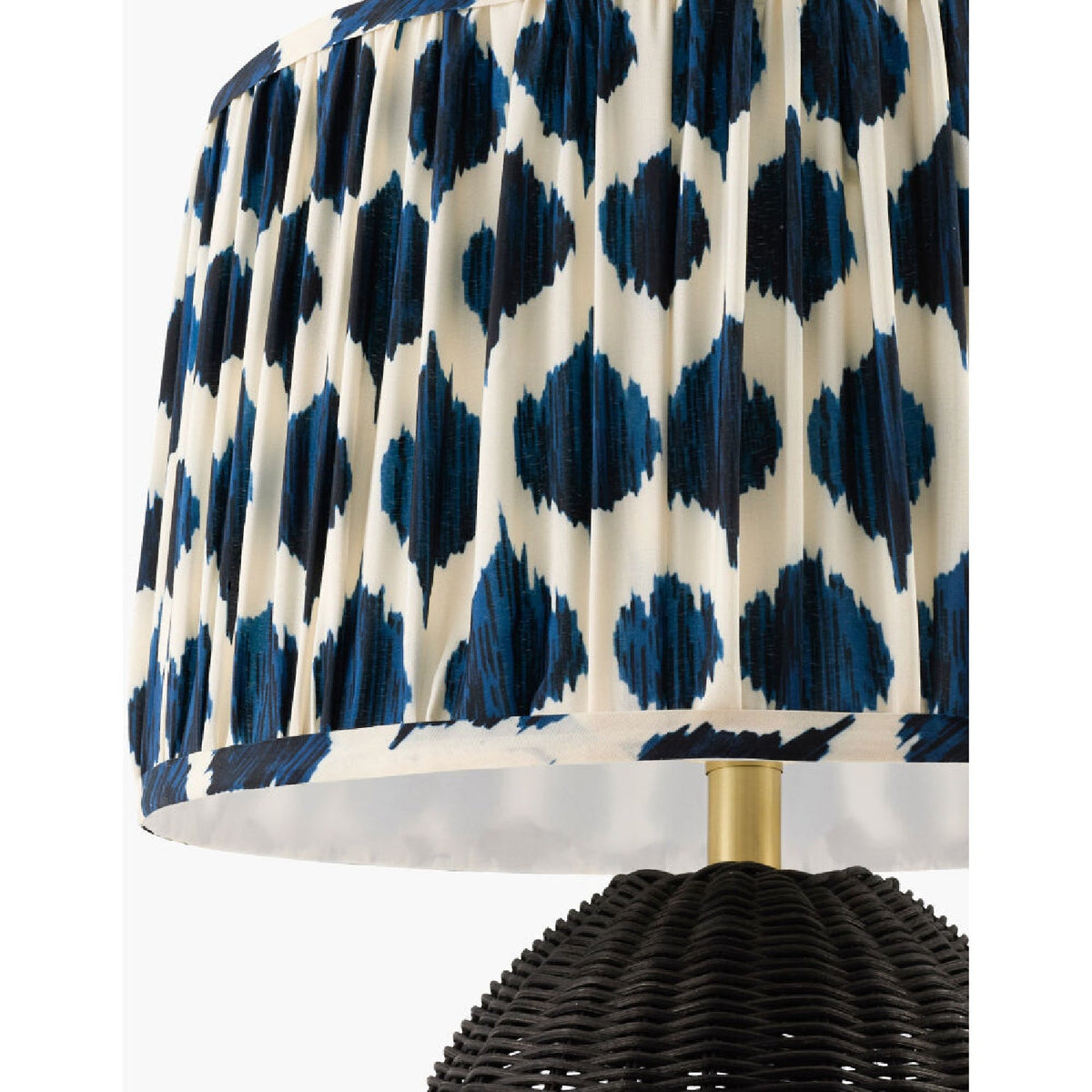 Modern European furniture - Blue Patterned Fabric Table Lamp - www.oroa.com