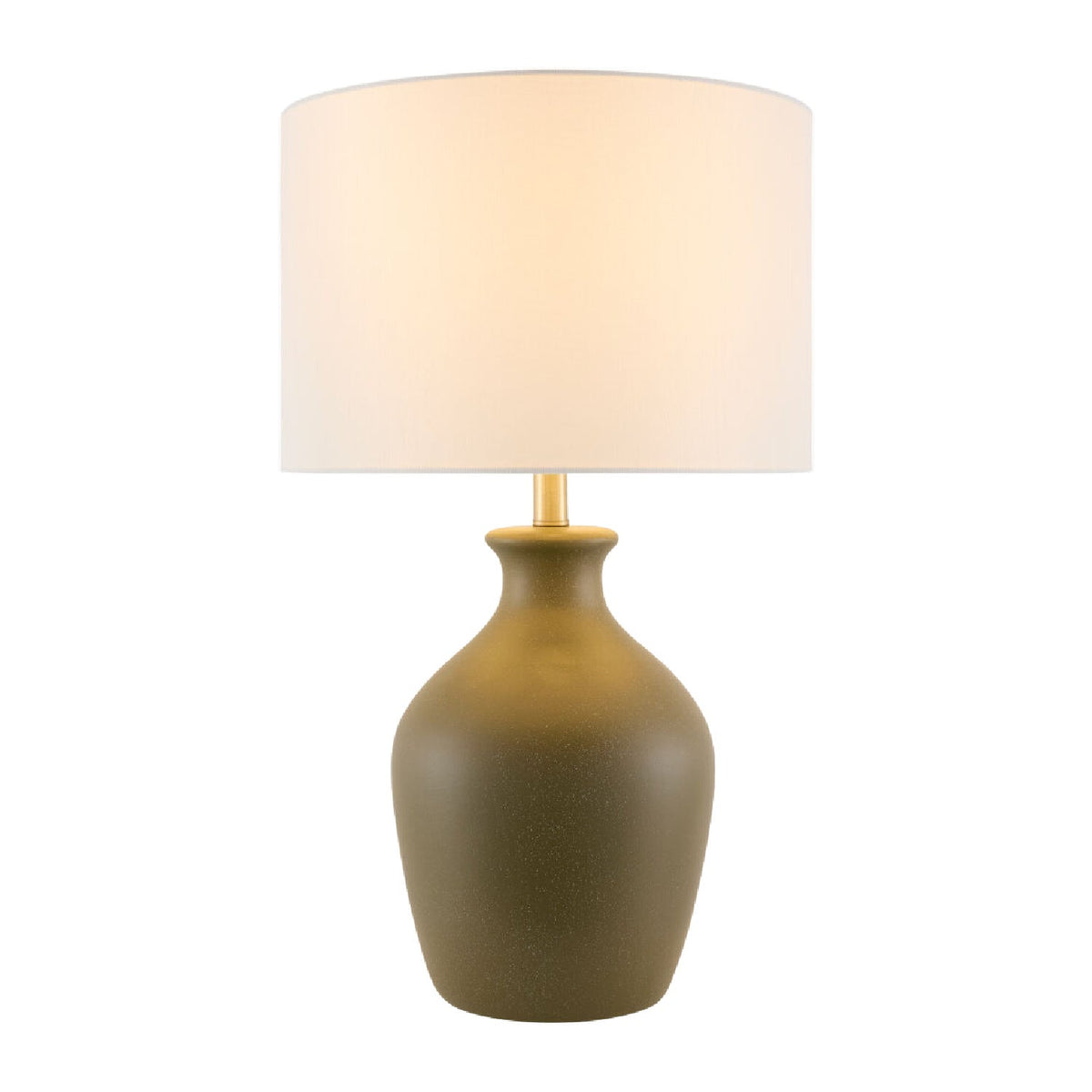 Modern European furniture - Linen Drum Shade Table Lamp - www.oroa.com