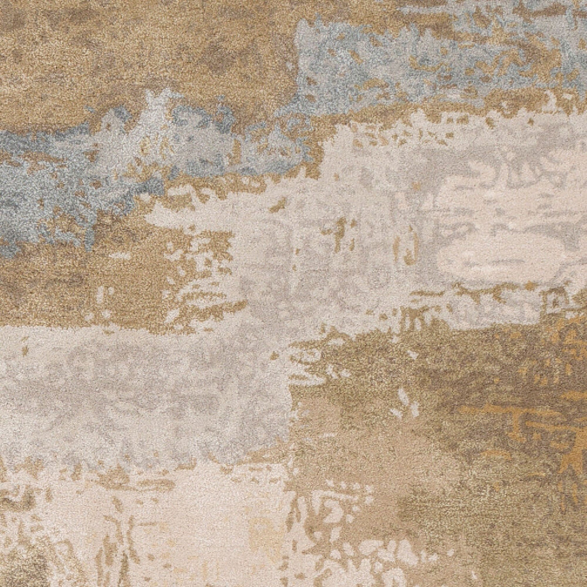 Modern European furniture - Viscose Wool Blend Round Carpet - www.oroa.com