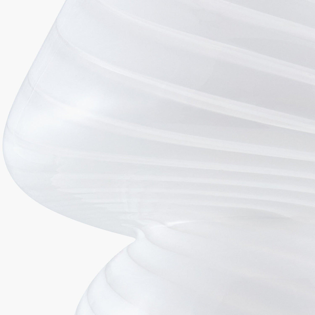 Modern European furniture - Painted White Glass Table Lamp - www.oroa.com