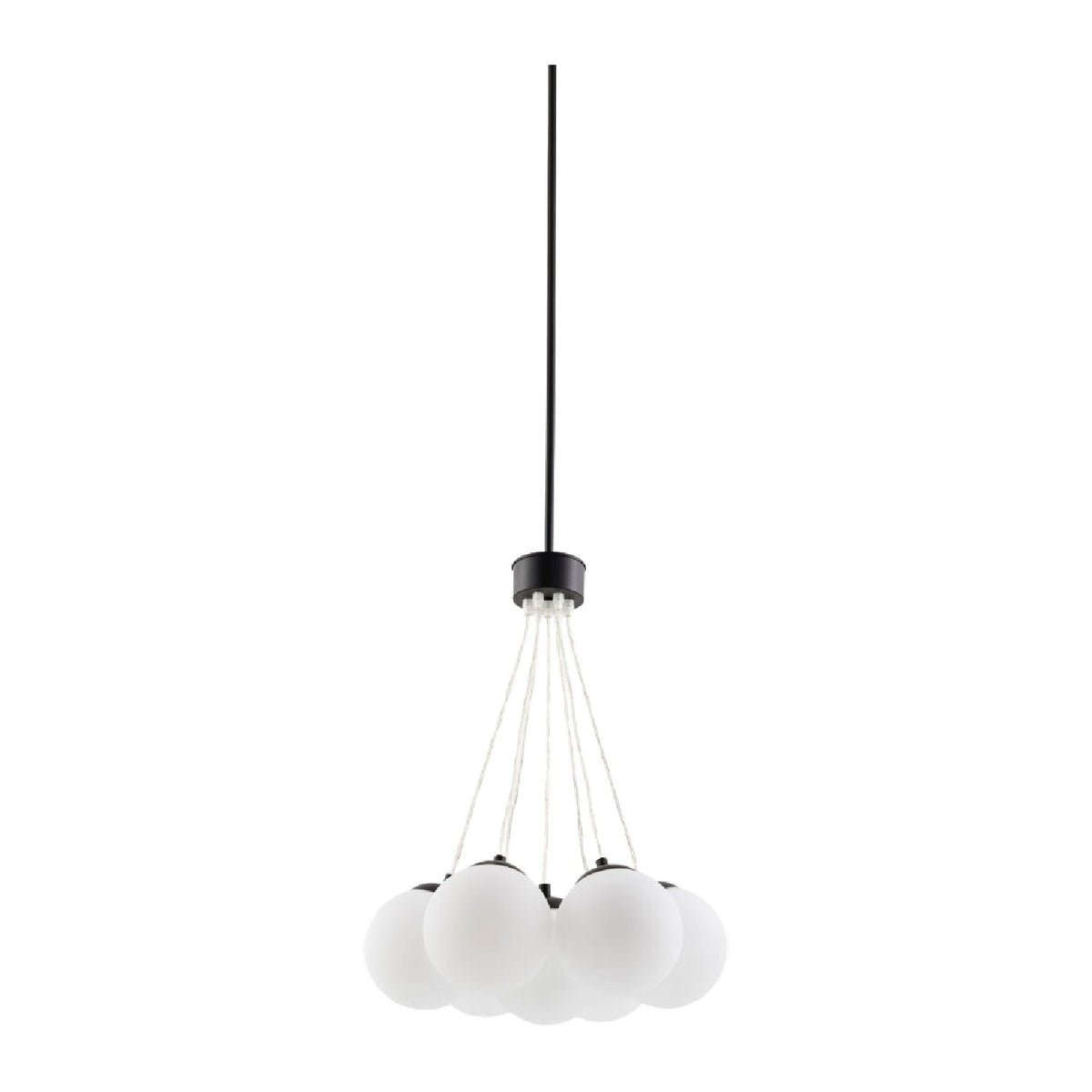 Modern European furniture - Glass Globes 7-Light Chandelier - www.oroa.com