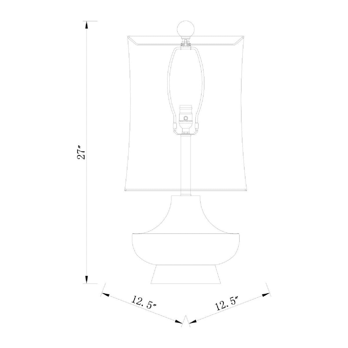 Modern European furniture - Turquoise Base Accent Table Lamp - www.oroa.com