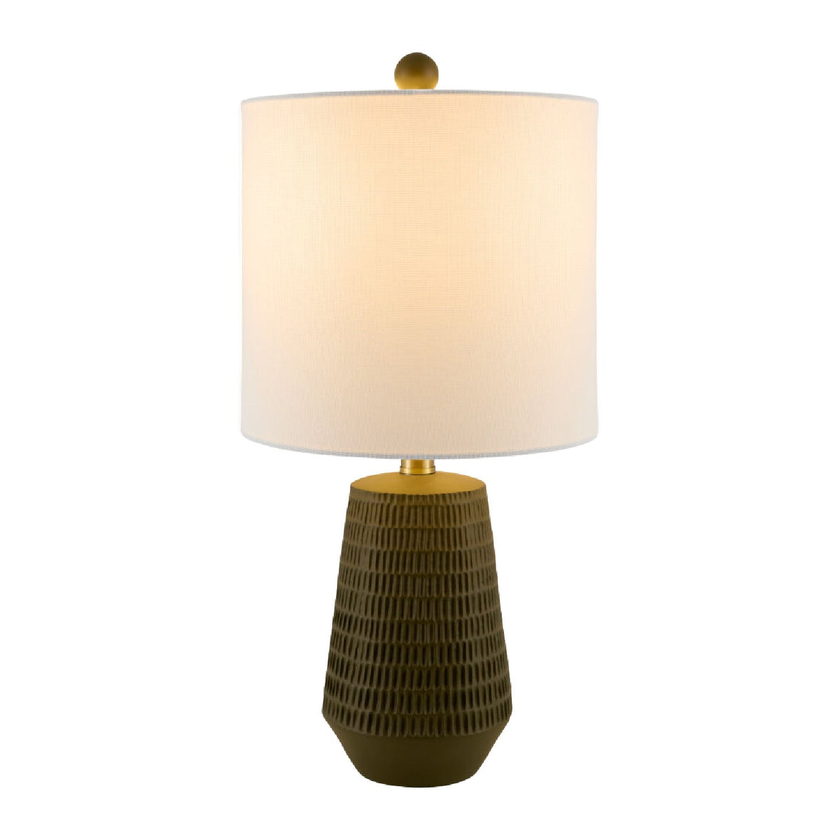 Modern European furniture - Organic-Carved Base Table Lamp - www.oroa.com